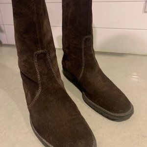 J. Crew Women's Brown Suede Ankle Boots Size 8